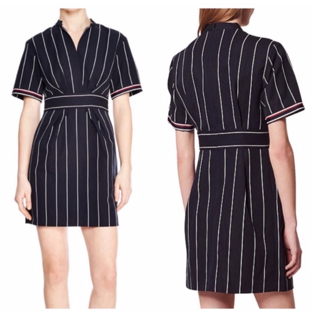 Sandro Francine Striped Dress